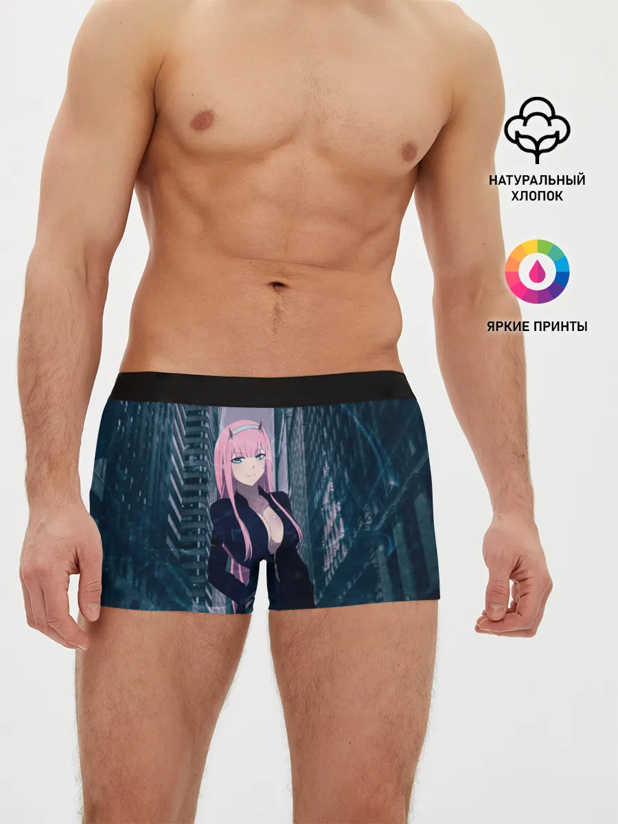 Мужские трусы боксеры / Zero Two в большом городе