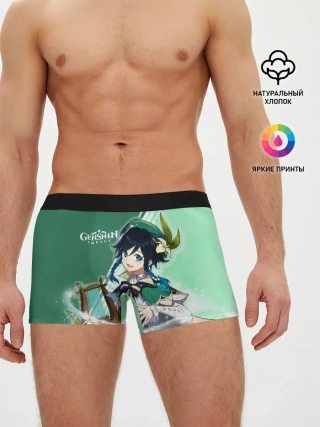 Мужские трусы боксеры / Genshin Impact