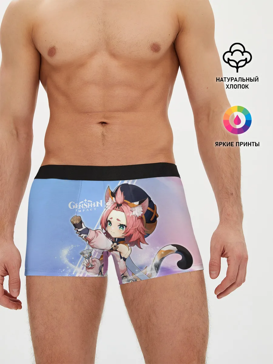 Мужские трусы боксеры / Genshin Impact