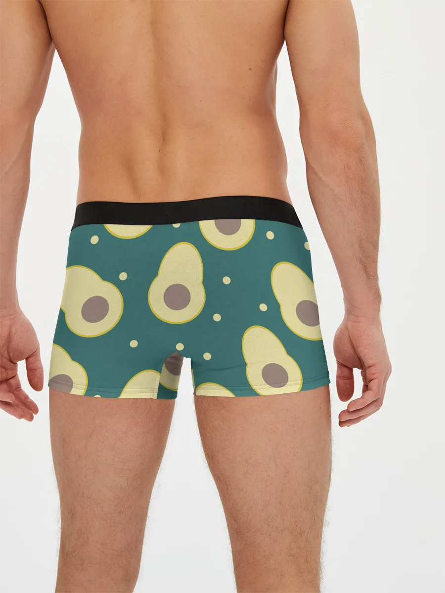 Мужские трусы боксеры / Авокадо