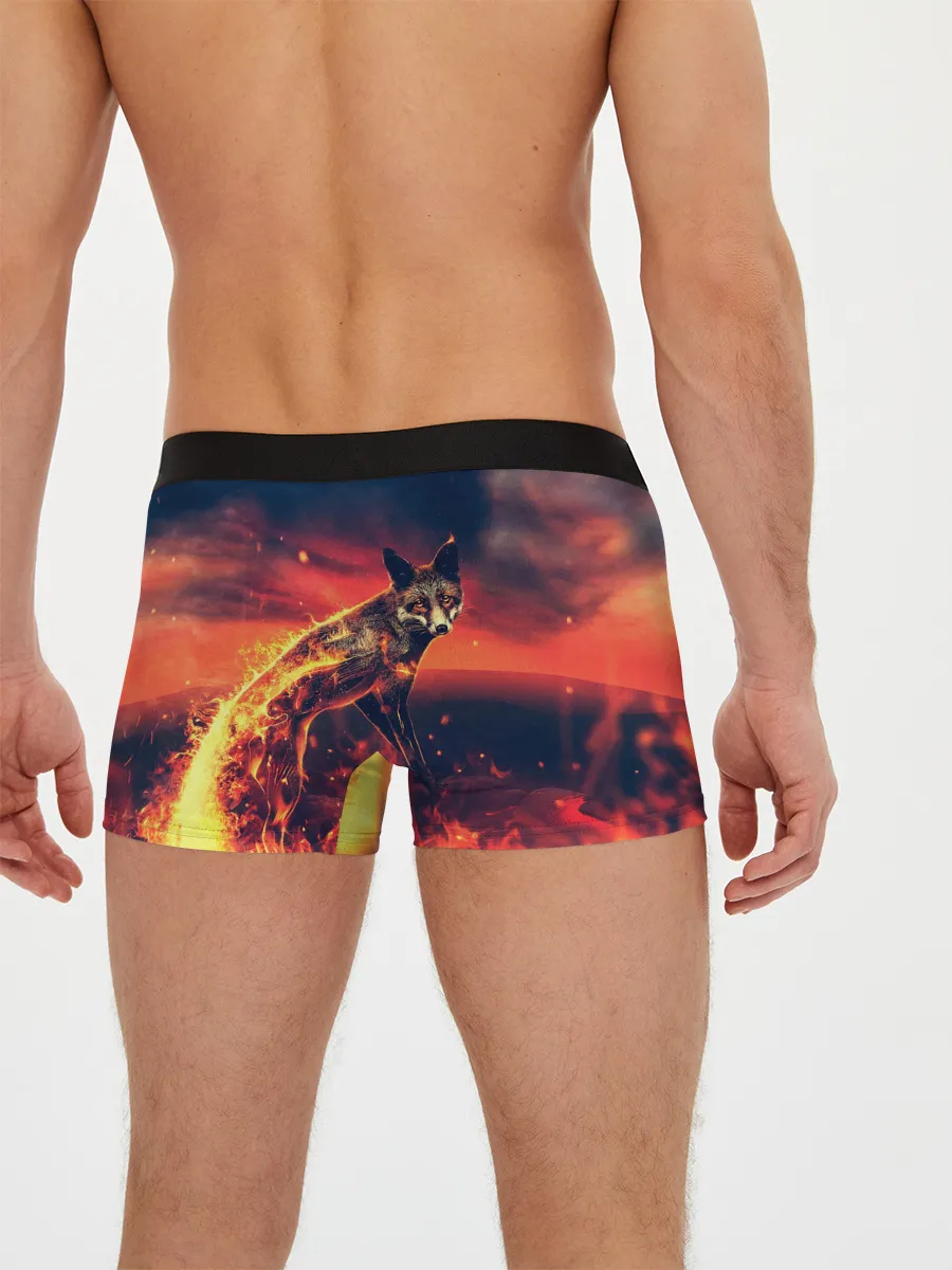 Мужские трусы боксеры / Огненная лиса
