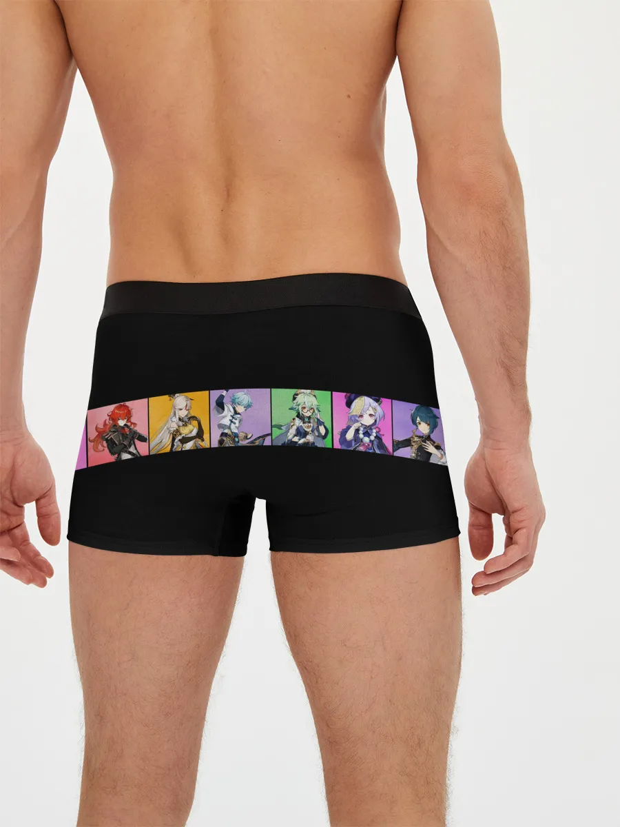 Мужские трусы боксеры / Genshin Impact - Полоса