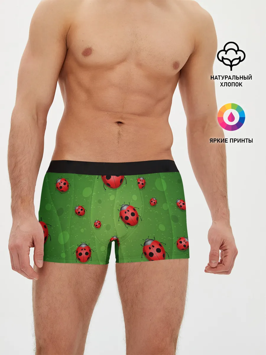 Мужские трусы боксеры / БОЖЬИ КОРОВКИ