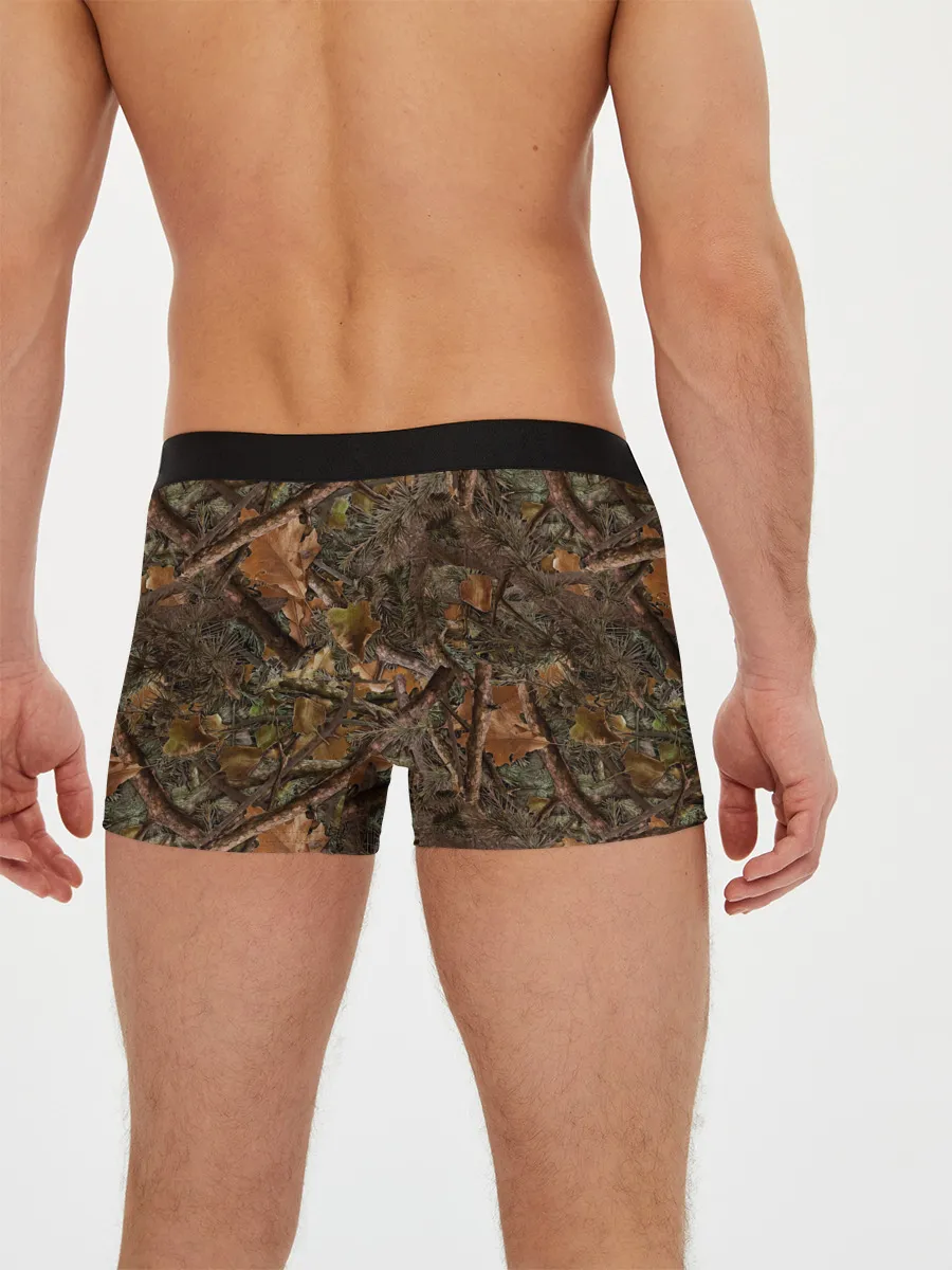 Мужские трусы боксеры / Охотничий камуфляж