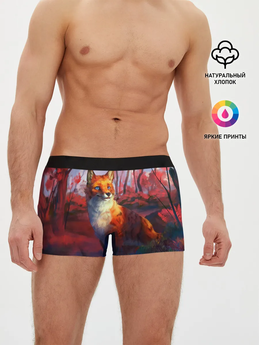 Мужские трусы боксеры / Рыжая лиса