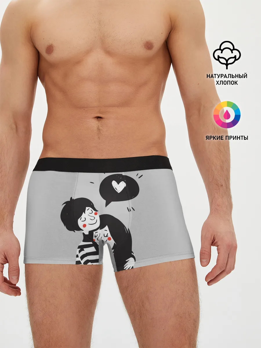 Мужские трусы боксеры / Любовь