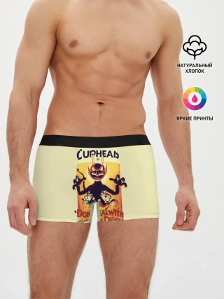 Мужские трусы боксеры / Cuphead