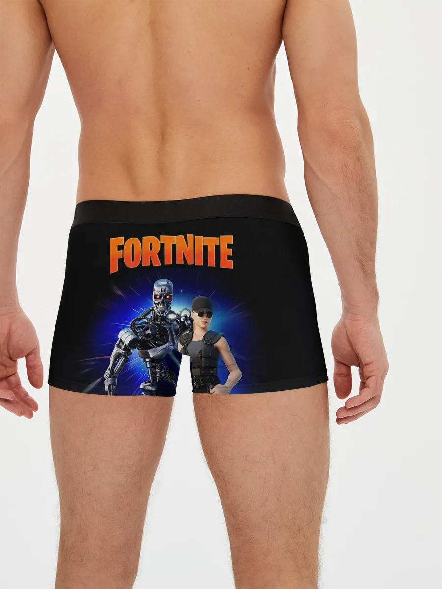 Мужские трусы боксеры / Fortnite терминатор