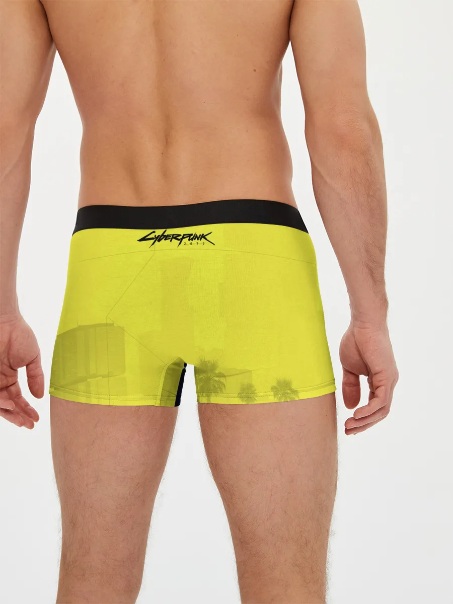 Мужские трусы боксеры / Cyberpunk 2077 - Пальмы