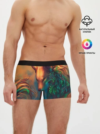 Мужские трусы боксеры / Волшебная лиса
