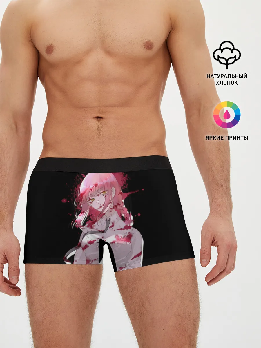 Мужские трусы боксеры / Makima Chainsaw Man