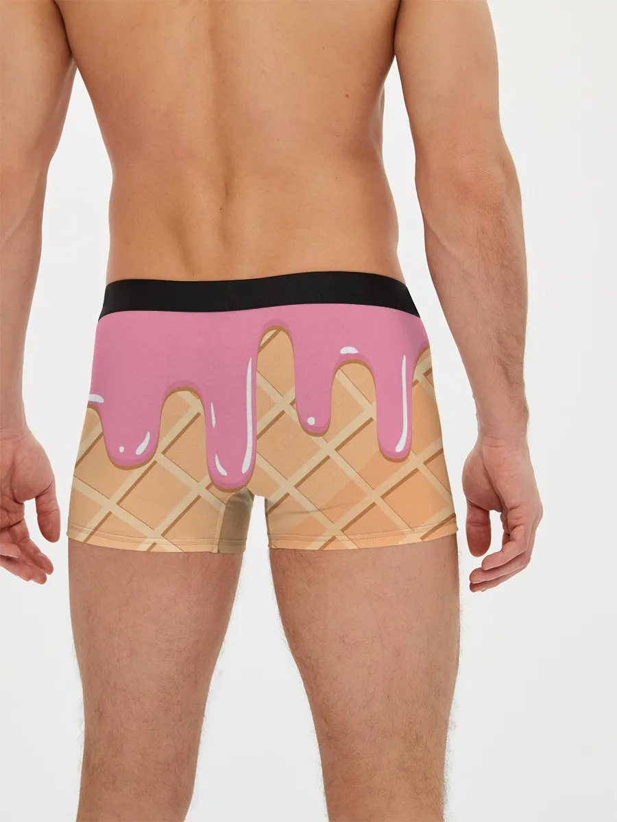 Мужские трусы боксеры / Мороженое Рожок