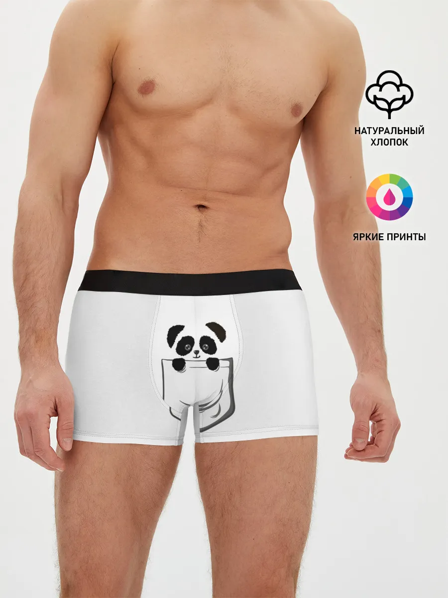Мужские трусы боксеры / Панда В Кармане
