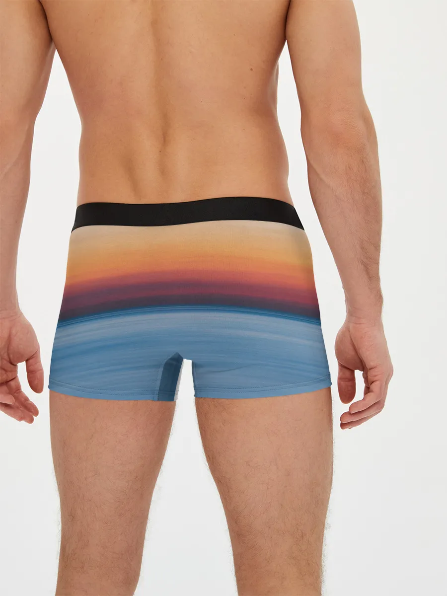 Мужские трусы боксеры / Рассвет на берегу