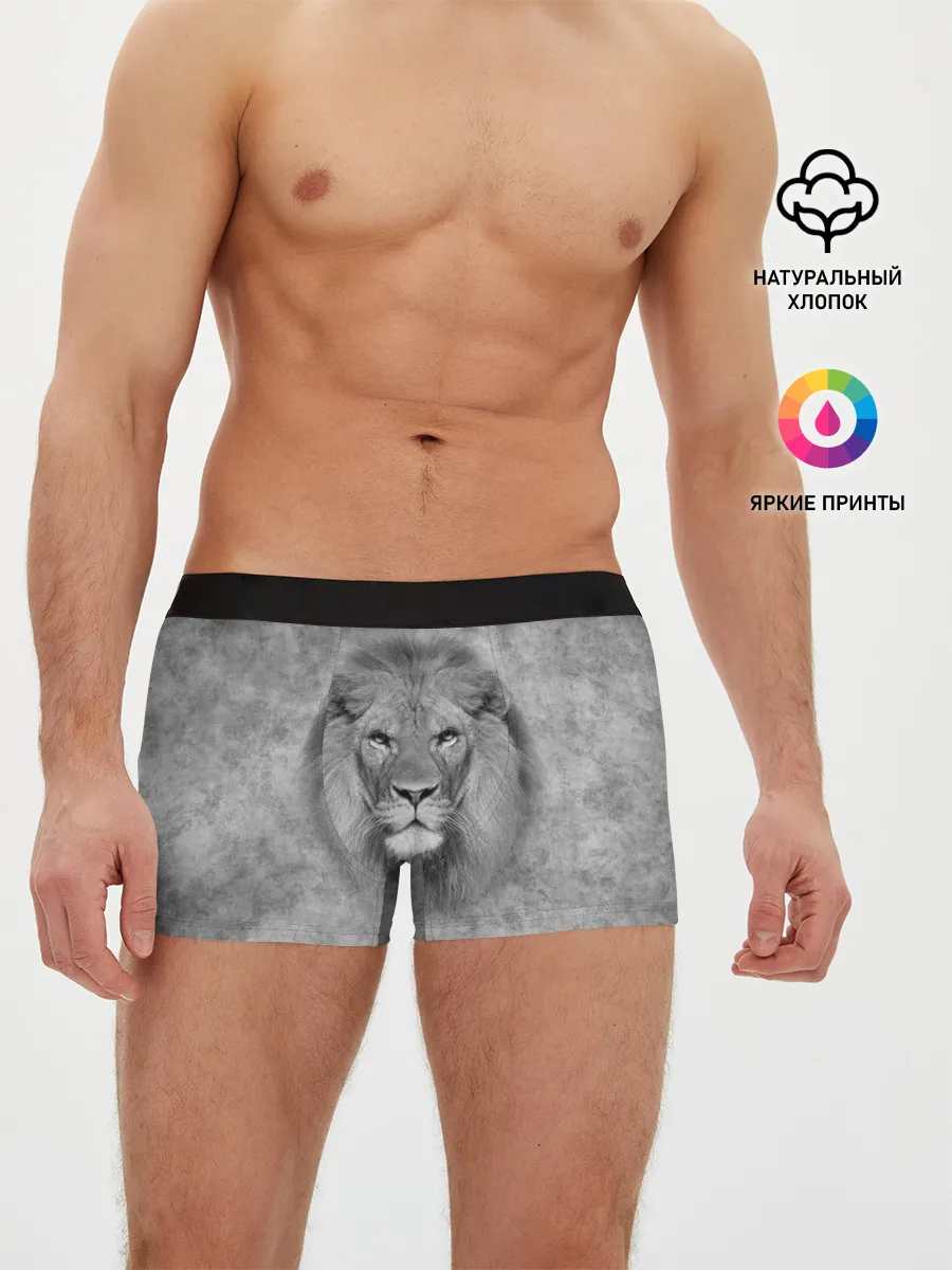 Мужские трусы боксеры / Лев
