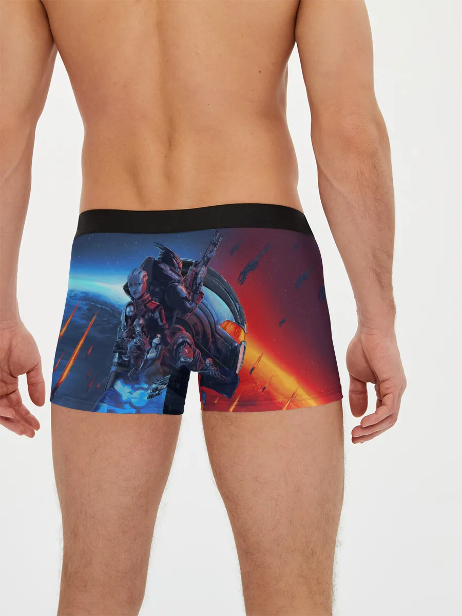 Мужские трусы боксеры / Mass EFFECT Legendary ed