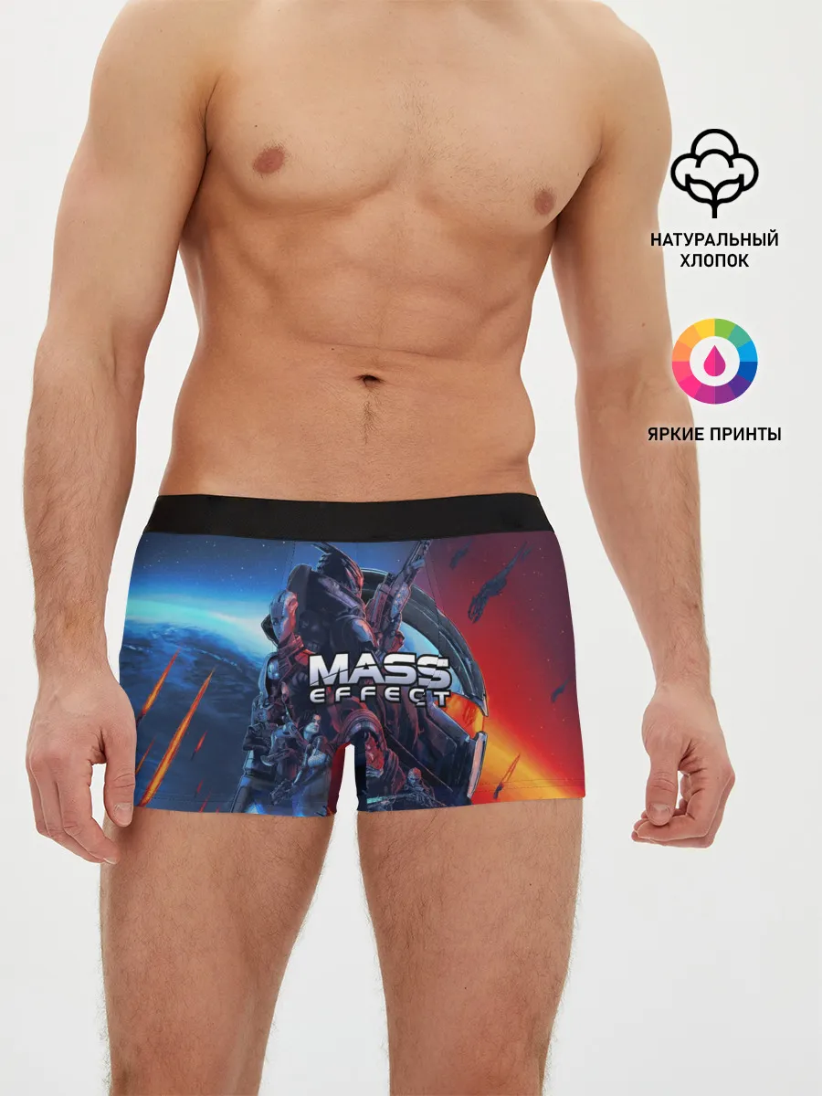 Мужские трусы боксеры / Mass EFFECT Legendary ed
