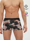 Мужские трусы боксеры / Мопсы и Цветы