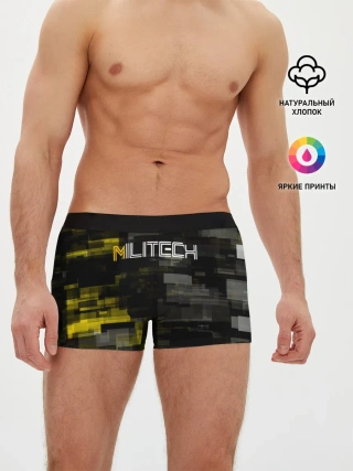 Мужские трусы боксеры / MILITECH камуфляж Cyberpunk 2077