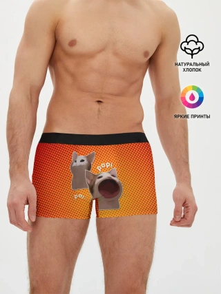 Мужские трусы боксеры / Cat Pop