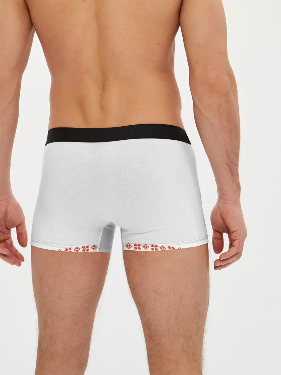 Мужские трусы боксеры / Белорусская вышиванка