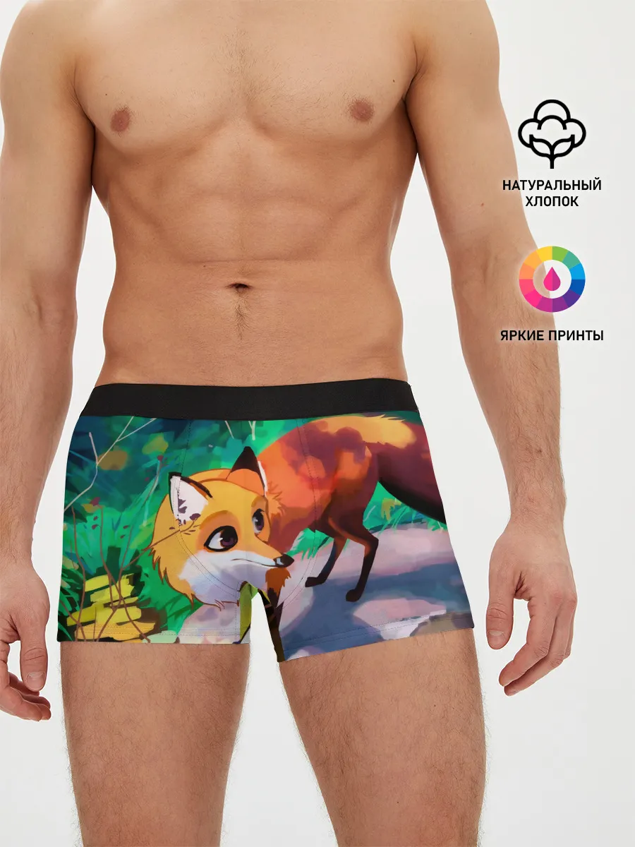 Мужские трусы боксеры / Лисичка