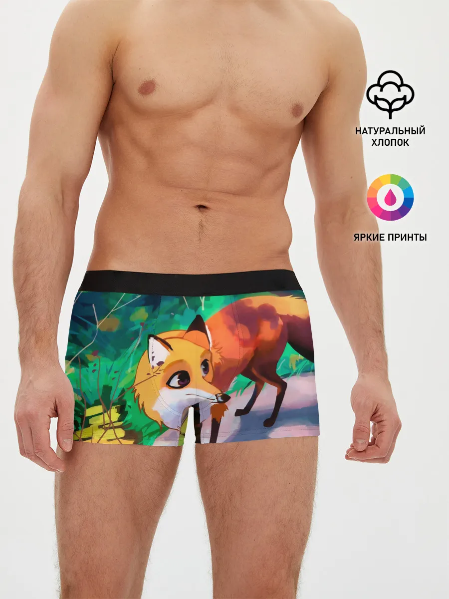 Мужские трусы боксеры / Лисичка