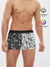Мужские трусы боксеры / ЛОГОТИПЫ ФУТБОЛЬНЫХ КОМАНД