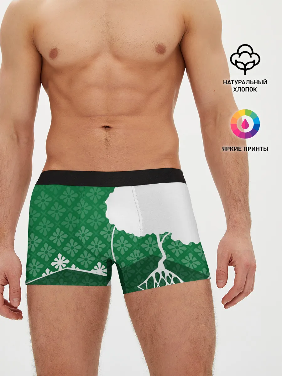 Мужские трусы боксеры / Дерево