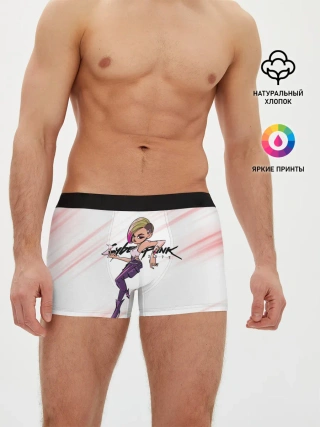 Мужские трусы боксеры / Moxes Cyberpunk 2077