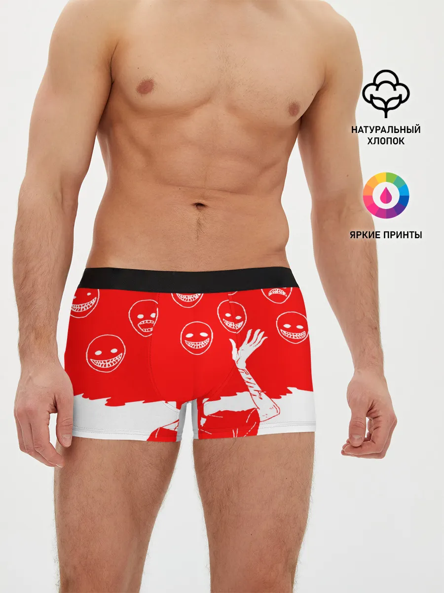 Мужские трусы боксеры / многоголовый v love