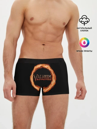 Мужские трусы боксеры / Valheim - огненный круг