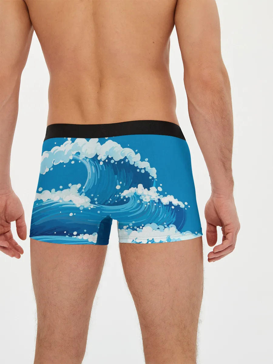 Мужские трусы боксеры / Волны