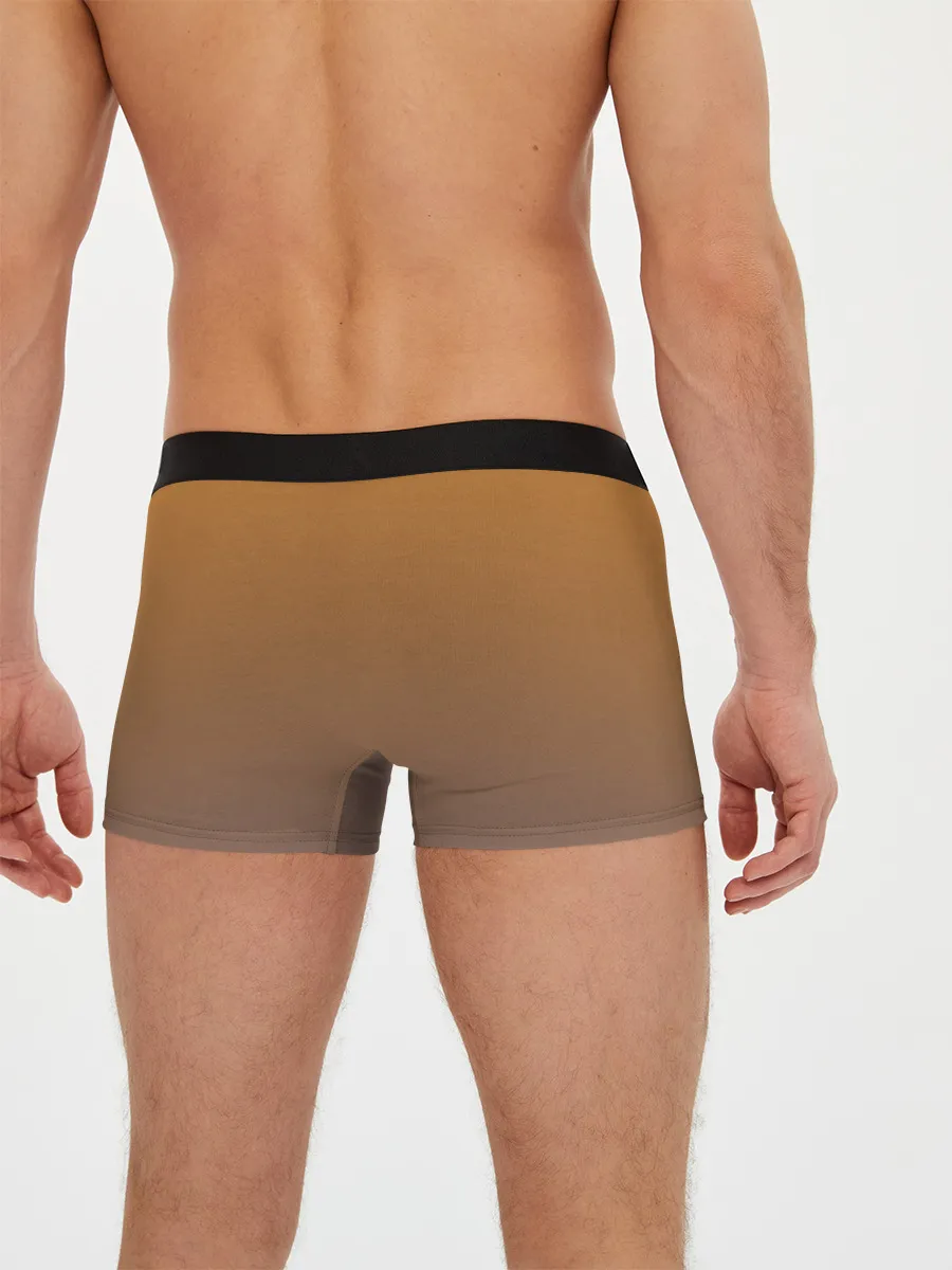 Мужские трусы боксеры / анимешная девочка очки офис