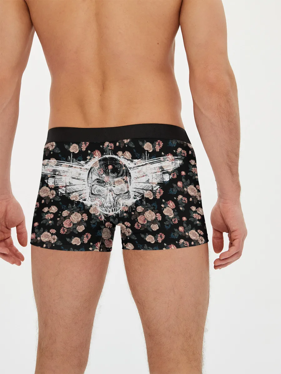 Мужские трусы боксеры / Death and roses