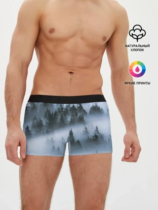 Мужские трусы боксеры / Сумеречный лес