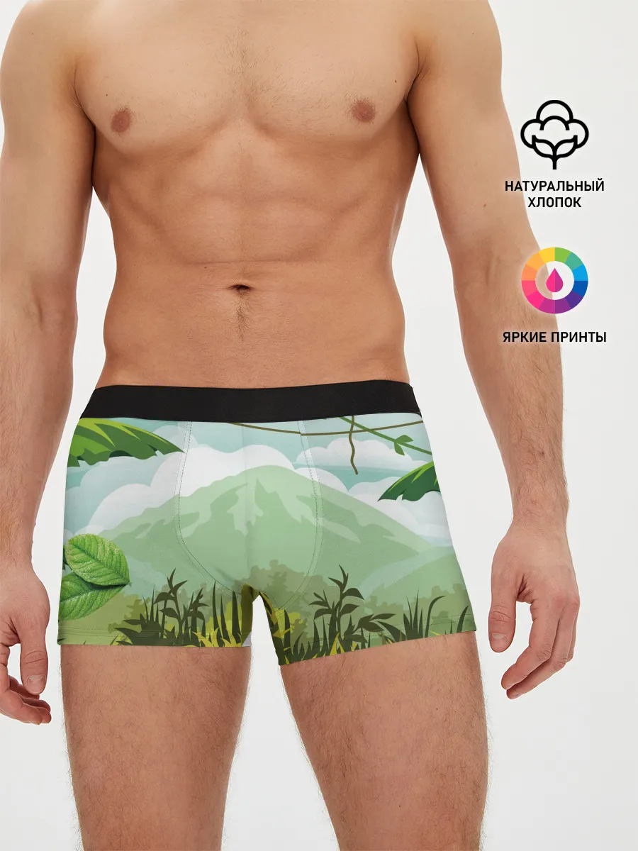 Мужские трусы боксеры / Тропики