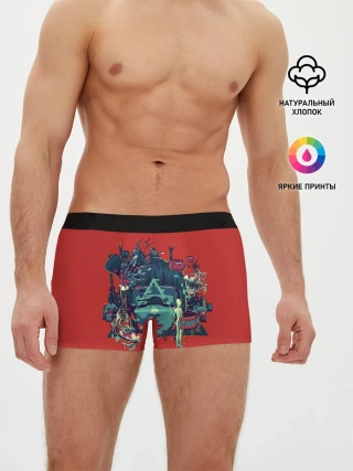 Мужские трусы боксеры / Призрак в доспехах
