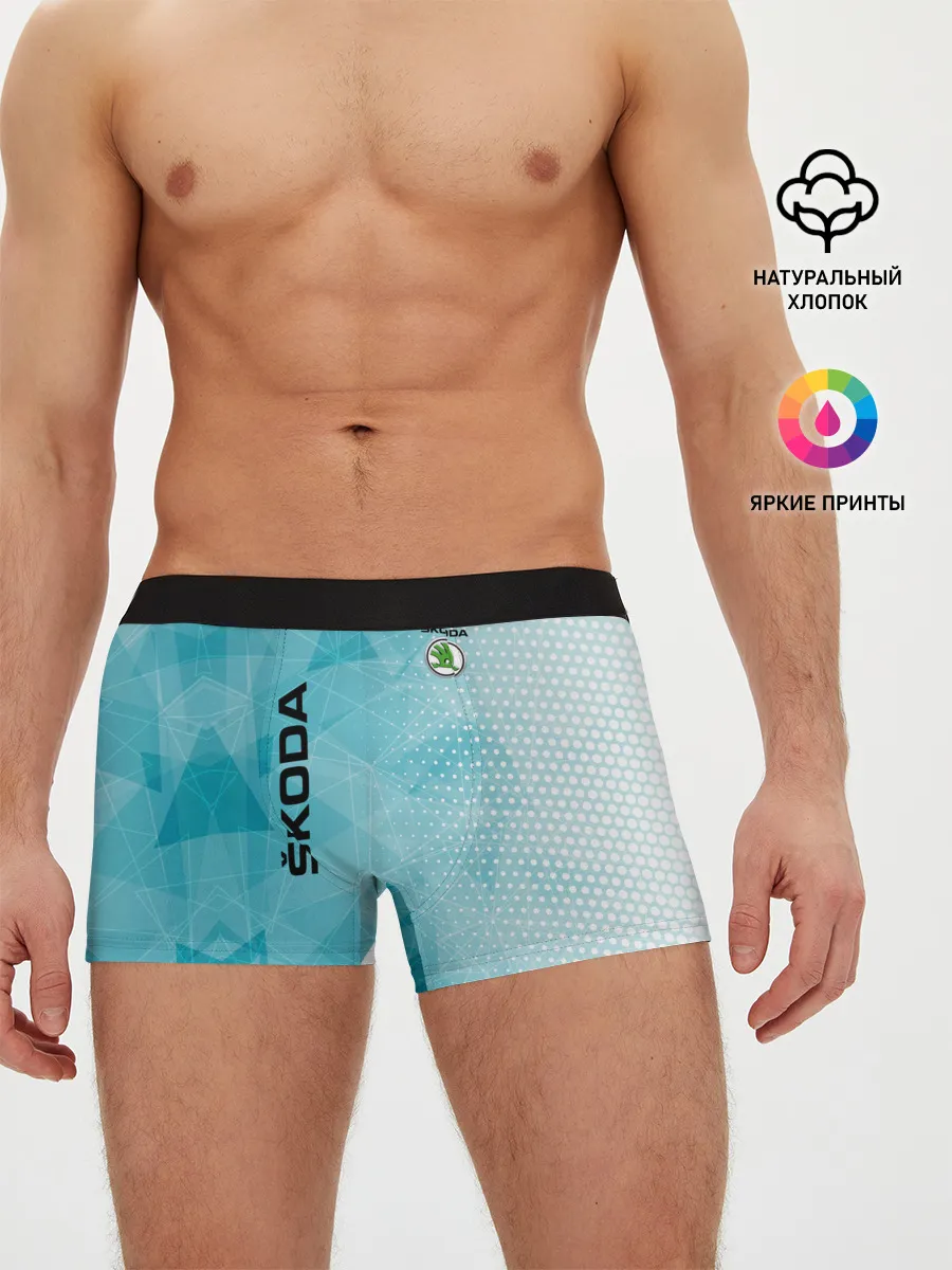 Мужские трусы боксеры / SKODA
