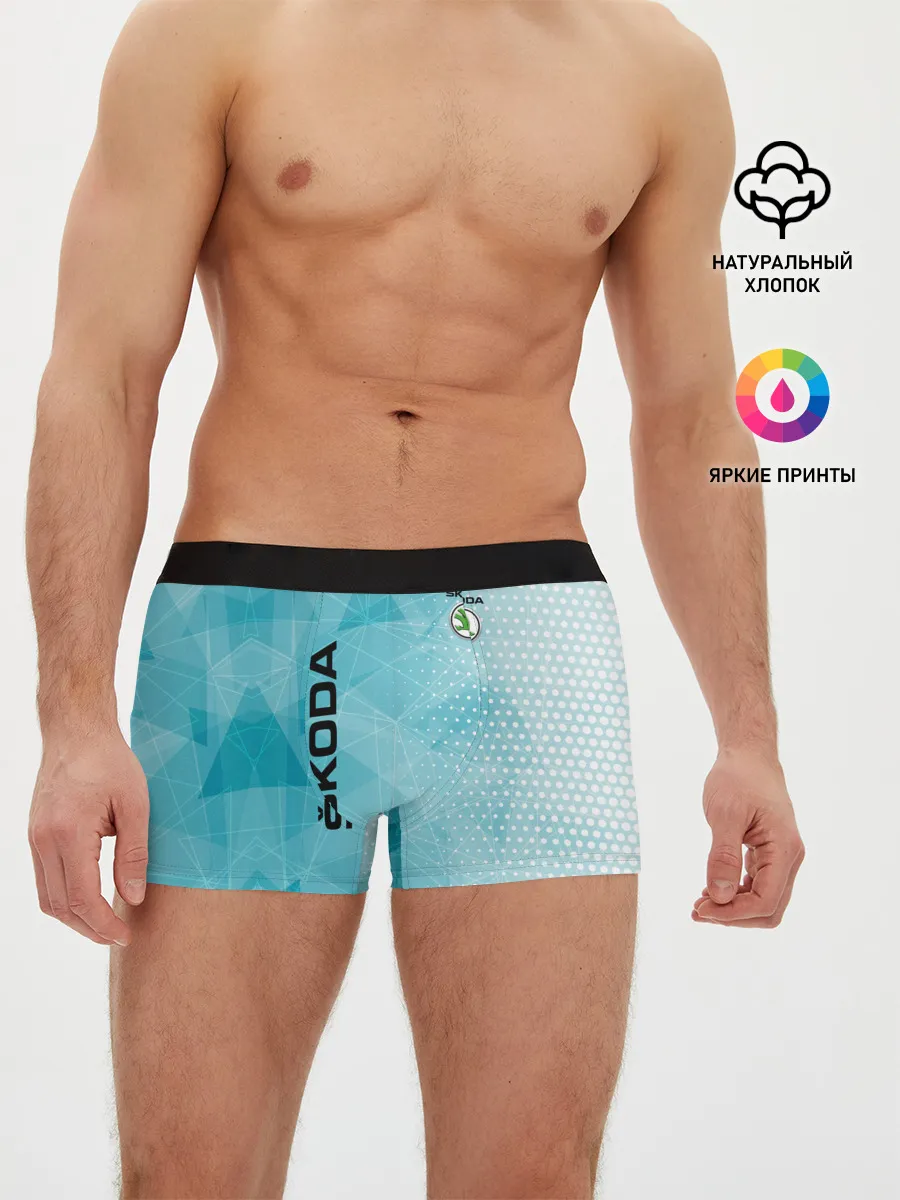 Мужские трусы боксеры / SKODA