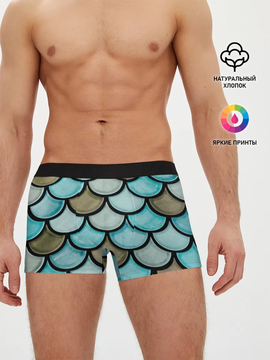 Мужские трусы боксеры / Кожа дракона