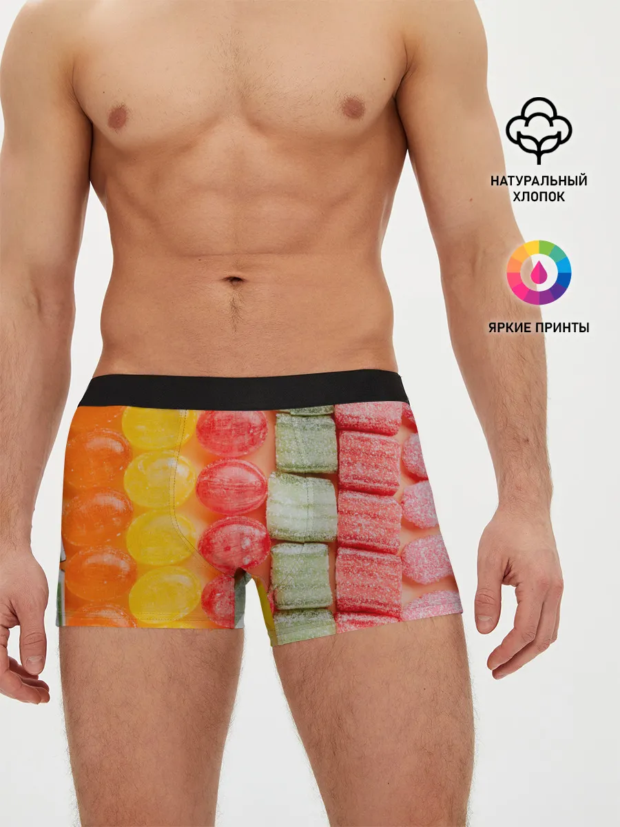 Мужские трусы боксеры / Мармеладки леденцы