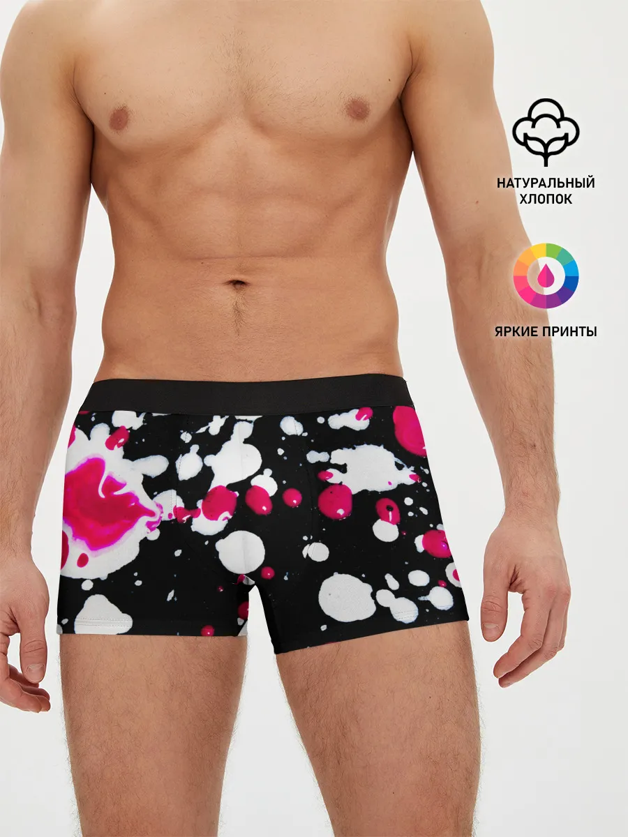 Мужские трусы боксеры / Пятна стиля