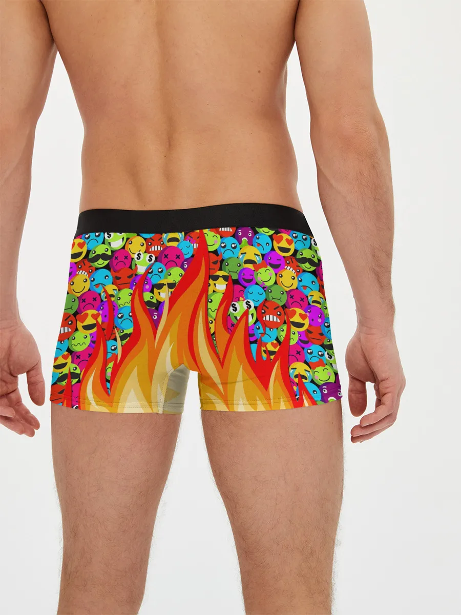 Мужские трусы боксеры / SLAVA MARLOW - Смайлики