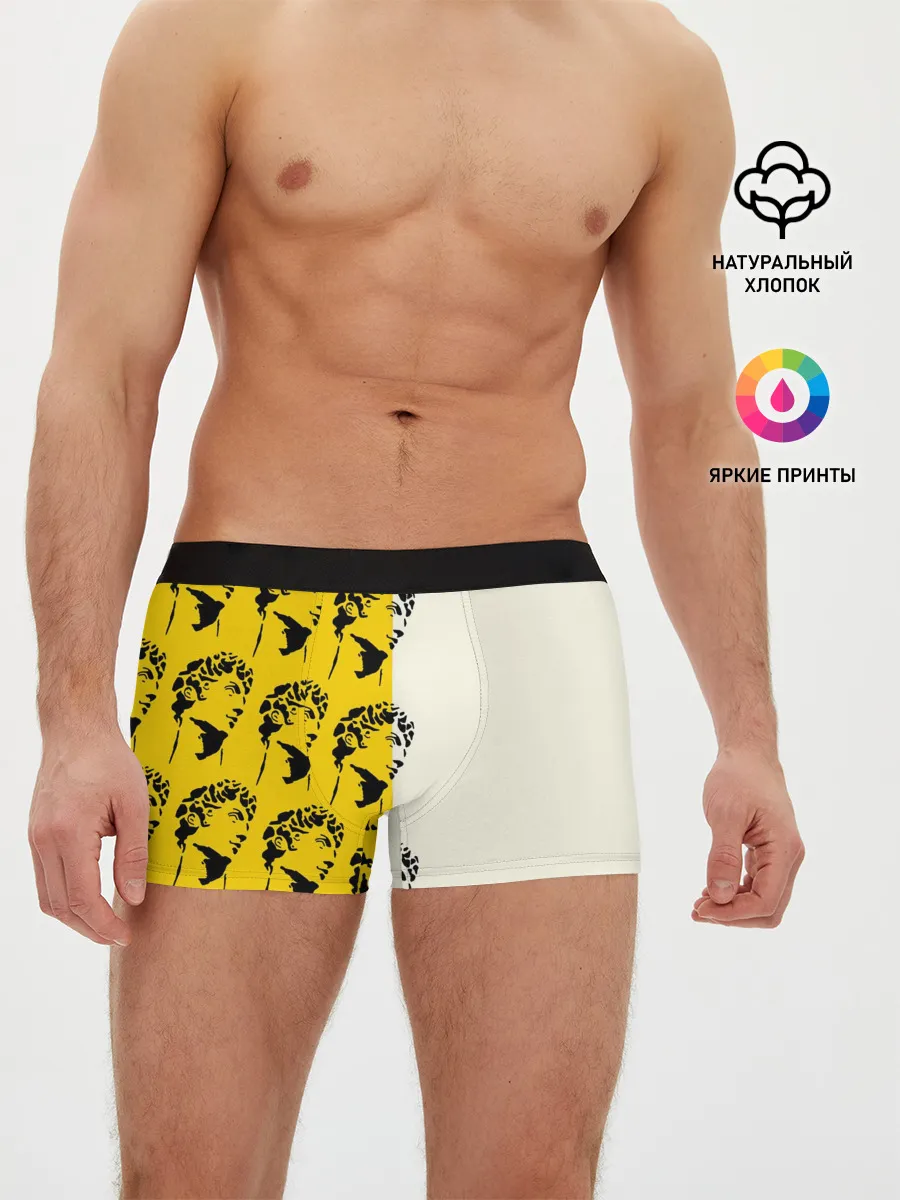 Мужские трусы боксеры / Скульптура монограмма