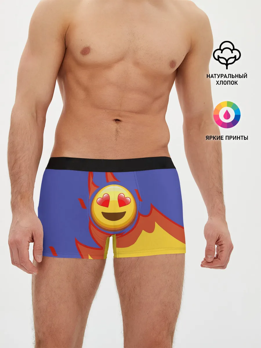 Мужские трусы боксеры / Ты горишь как огонь v1