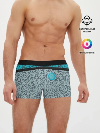 Мужские трусы боксеры / Снежный вихрь