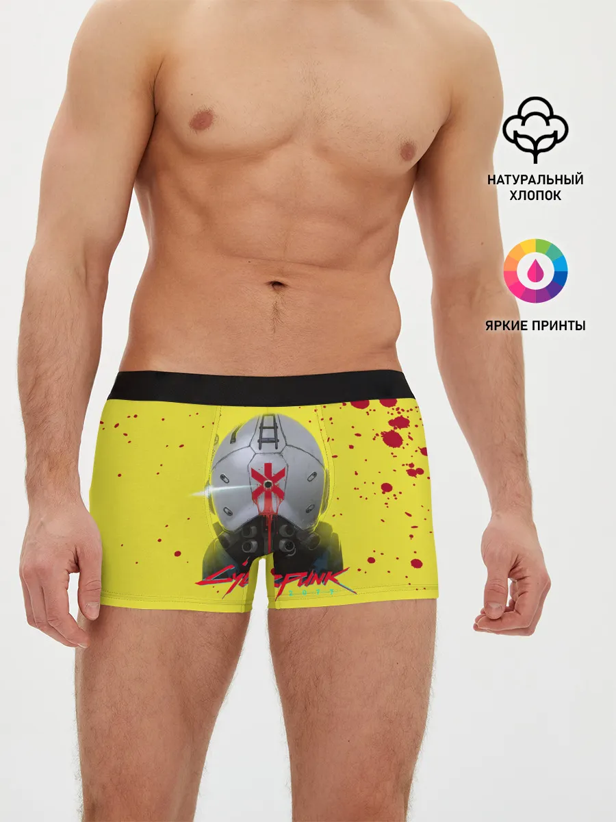 Мужские трусы боксеры / TRAUMA TEAM Cyberpunk 2077