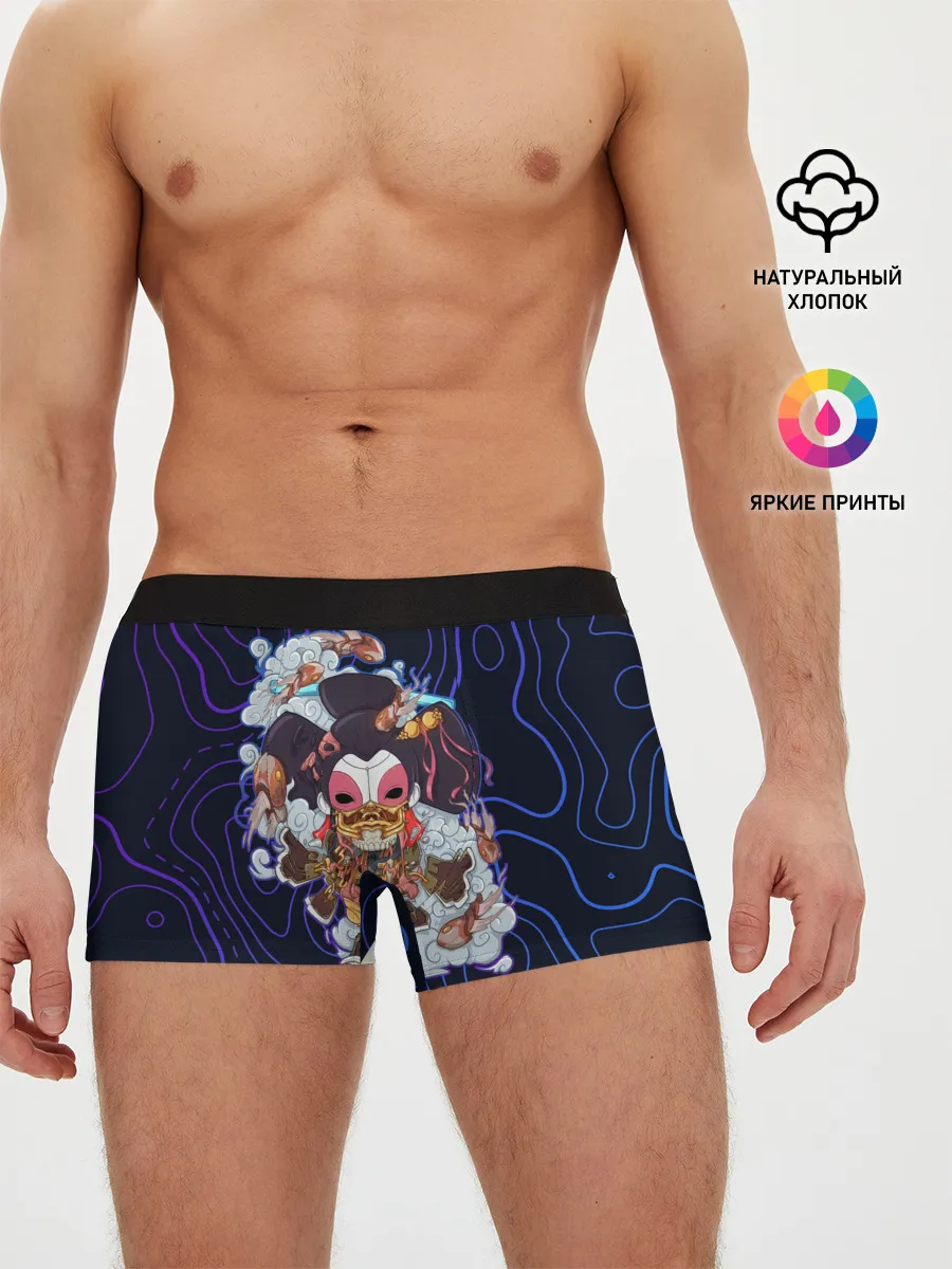 Мужские трусы боксеры / Призрак в доспехах | Cyberpunk