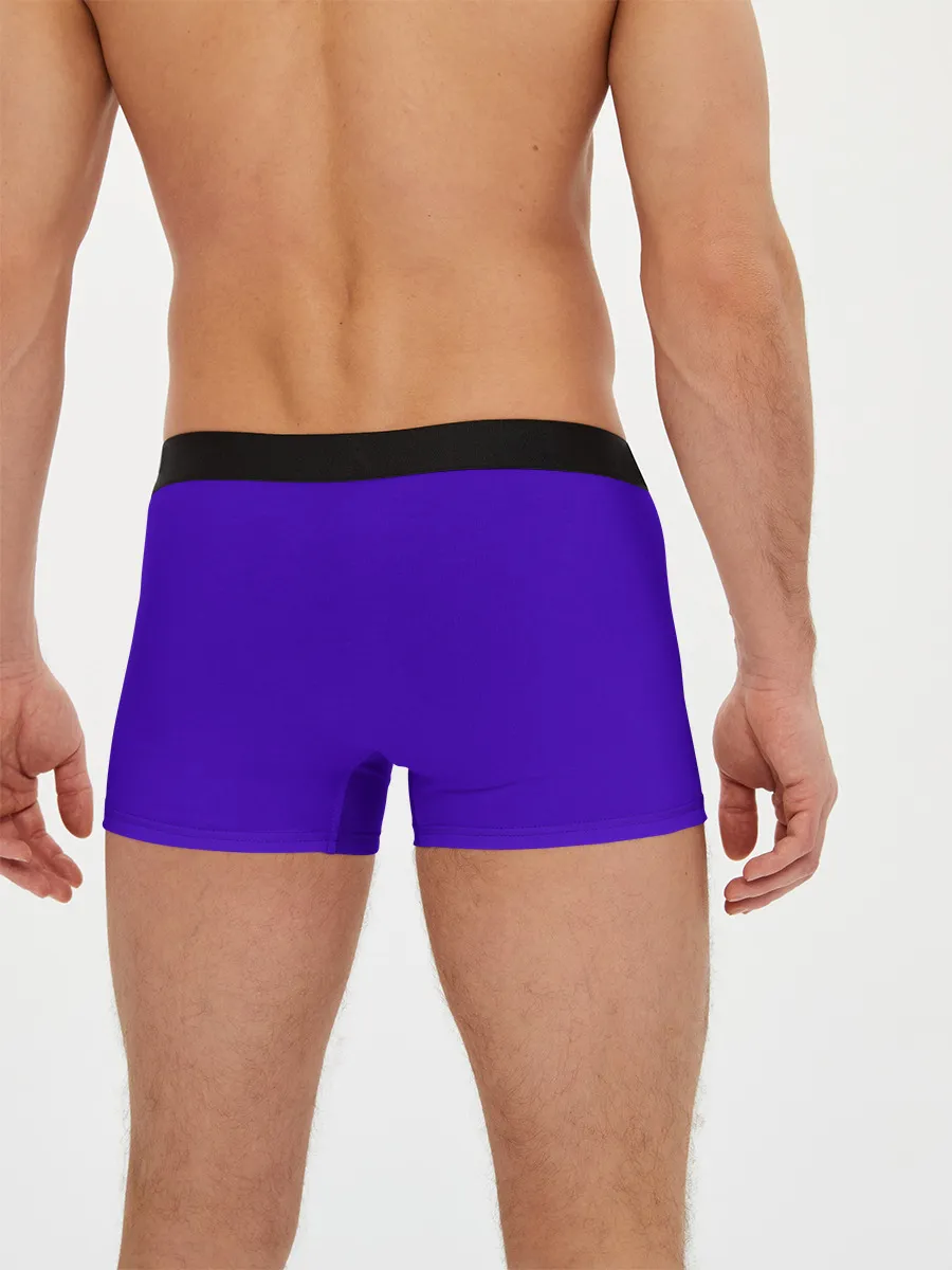 Мужские трусы боксеры / CYBERSTYLE PURPLE EVIL